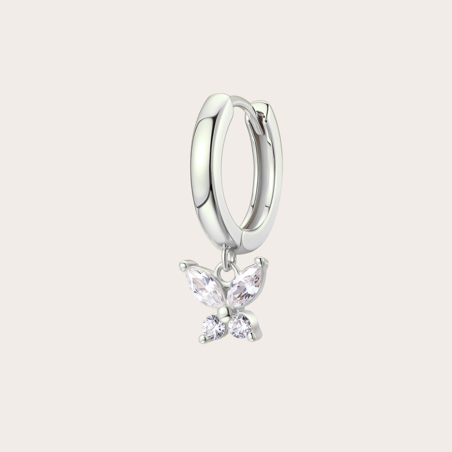 Hoops Fairy ARGENTO trasparente