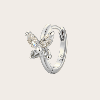 Orecchini a Cerchio Fairy ARGENTO trasparente