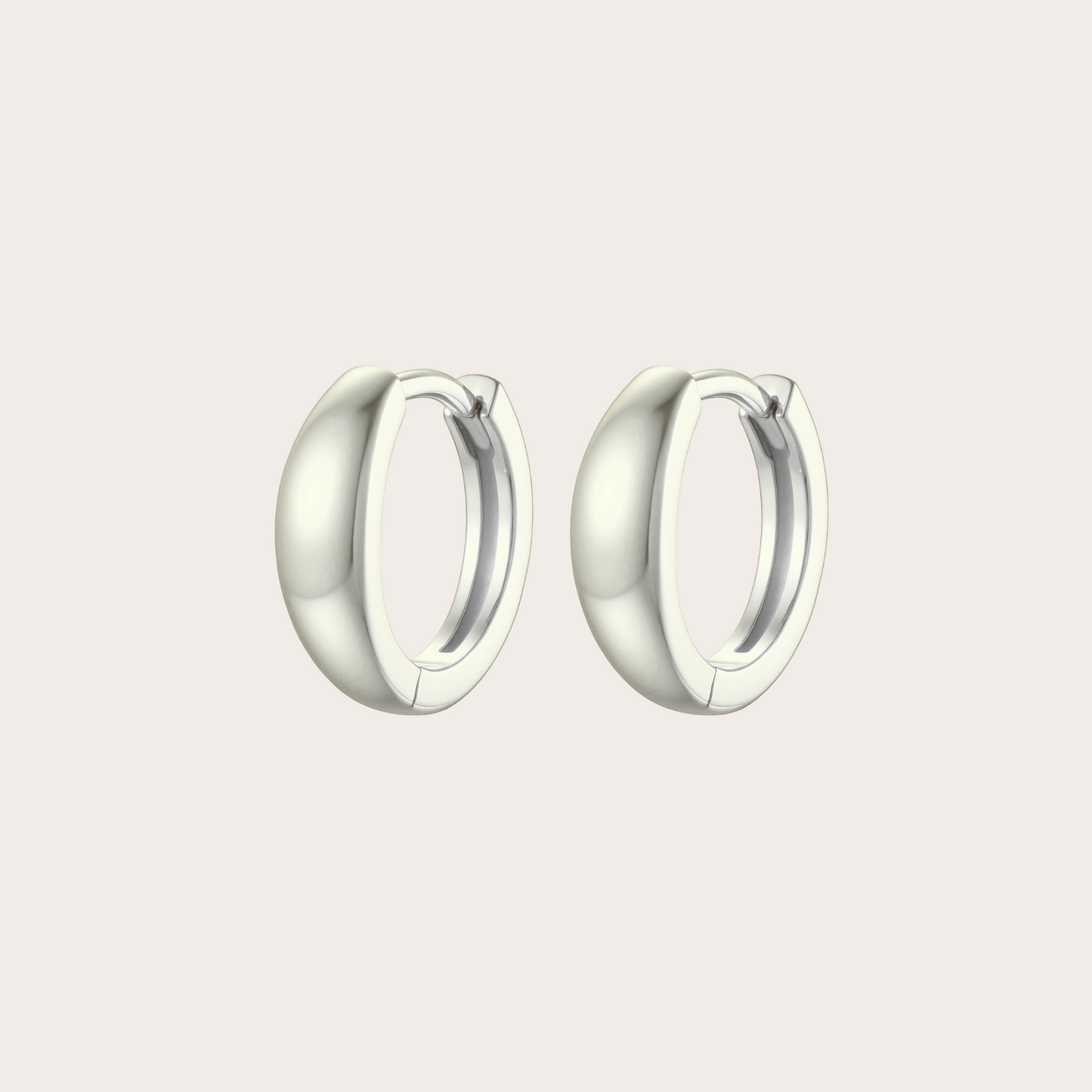 Orecchini Hoops Essential ARGENTO