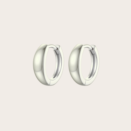 Orecchini Hoops Essential ARGENTO