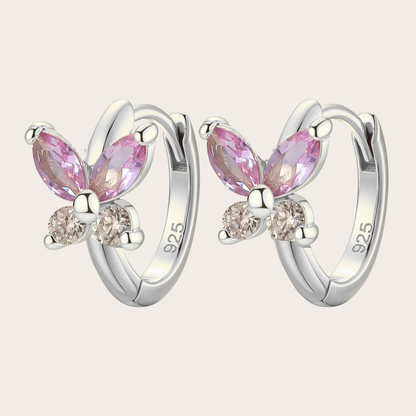 Orecchini a Cerchio Fairy ARGENTO rosa e rame