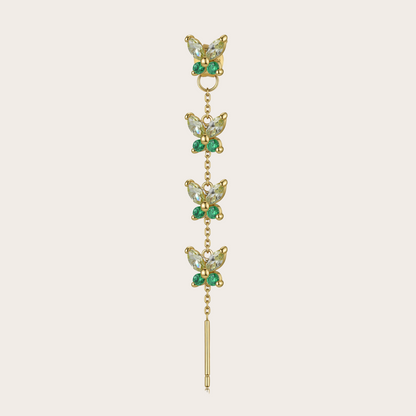 Orecchini Cascata Fairy ORO verde