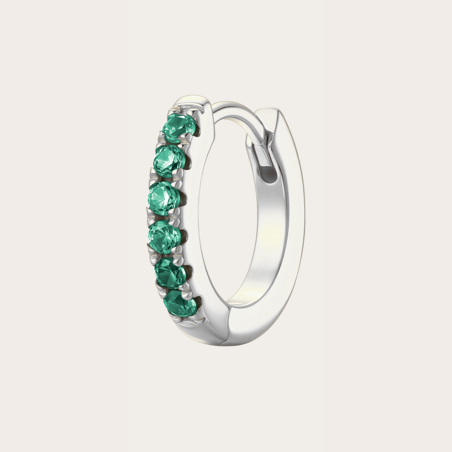 Hoops Infinity ARGENTO verde acqua