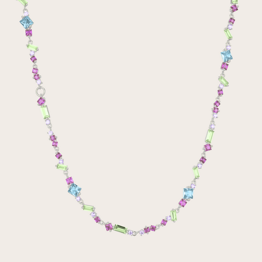 Collana Sparkle Deluxe ARGENTO Pastello
