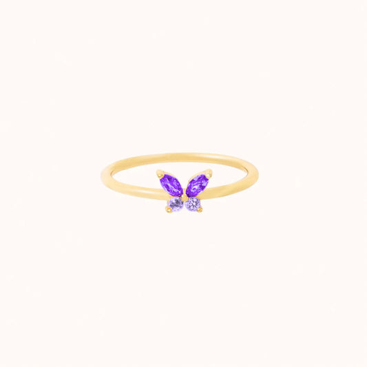 Anello Fairy ORO viola (PREORDINE)