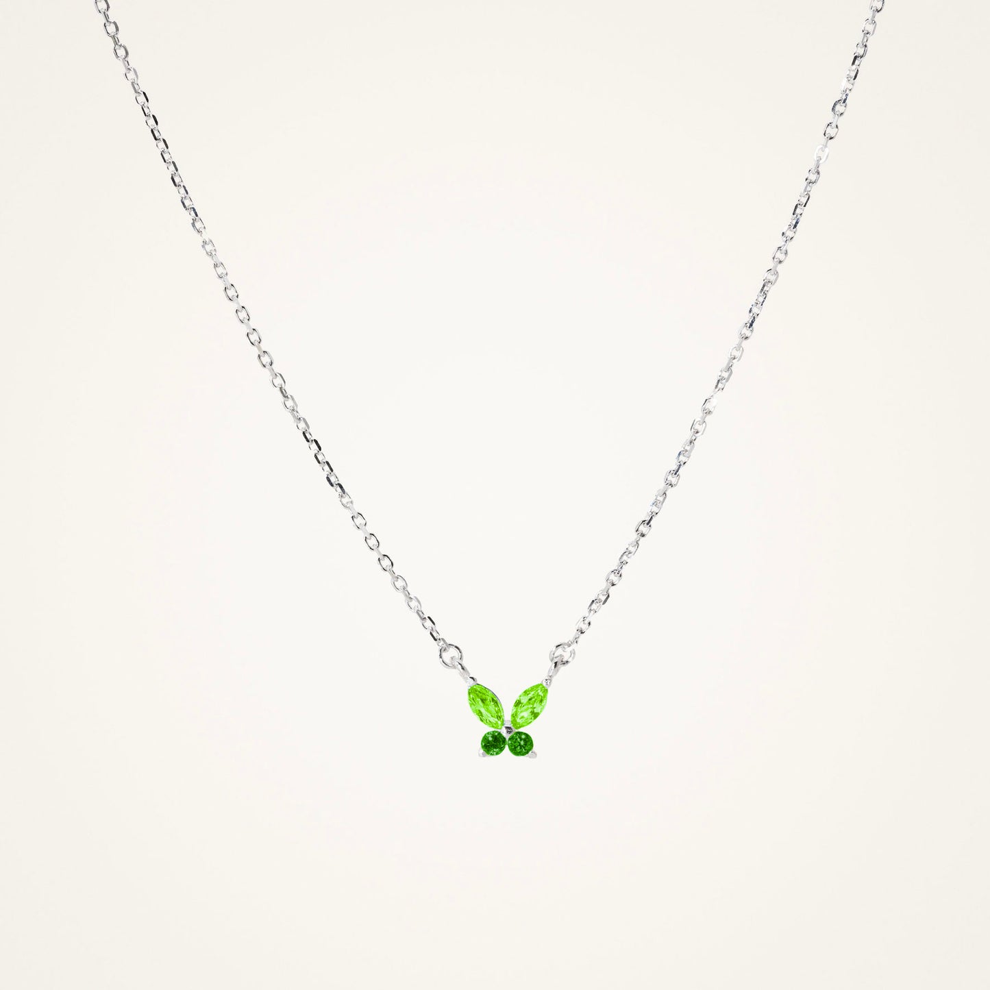 Collana Fairy ARGENTO verde (PREORDINE)