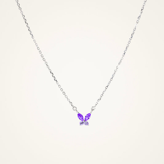 Collana Fairy ARGENTO viola