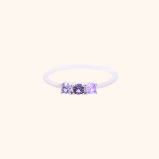 Anello Dreamy ARGENTO lilla (PREORDINE)