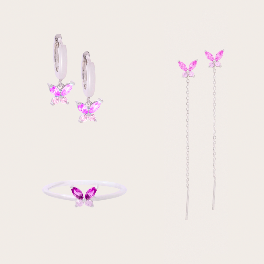 SET FAIRY FUCSIA ARGENTO (PREORDINE)