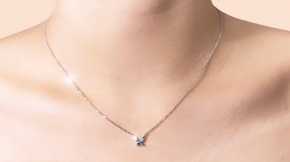 Collana Fairy ARGENTO azzurra PREORDINE